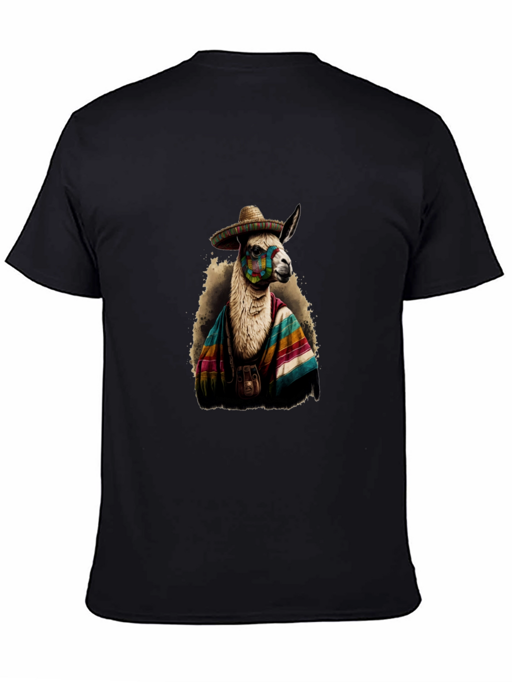 Mexican Llama Graphic T-Shirt
