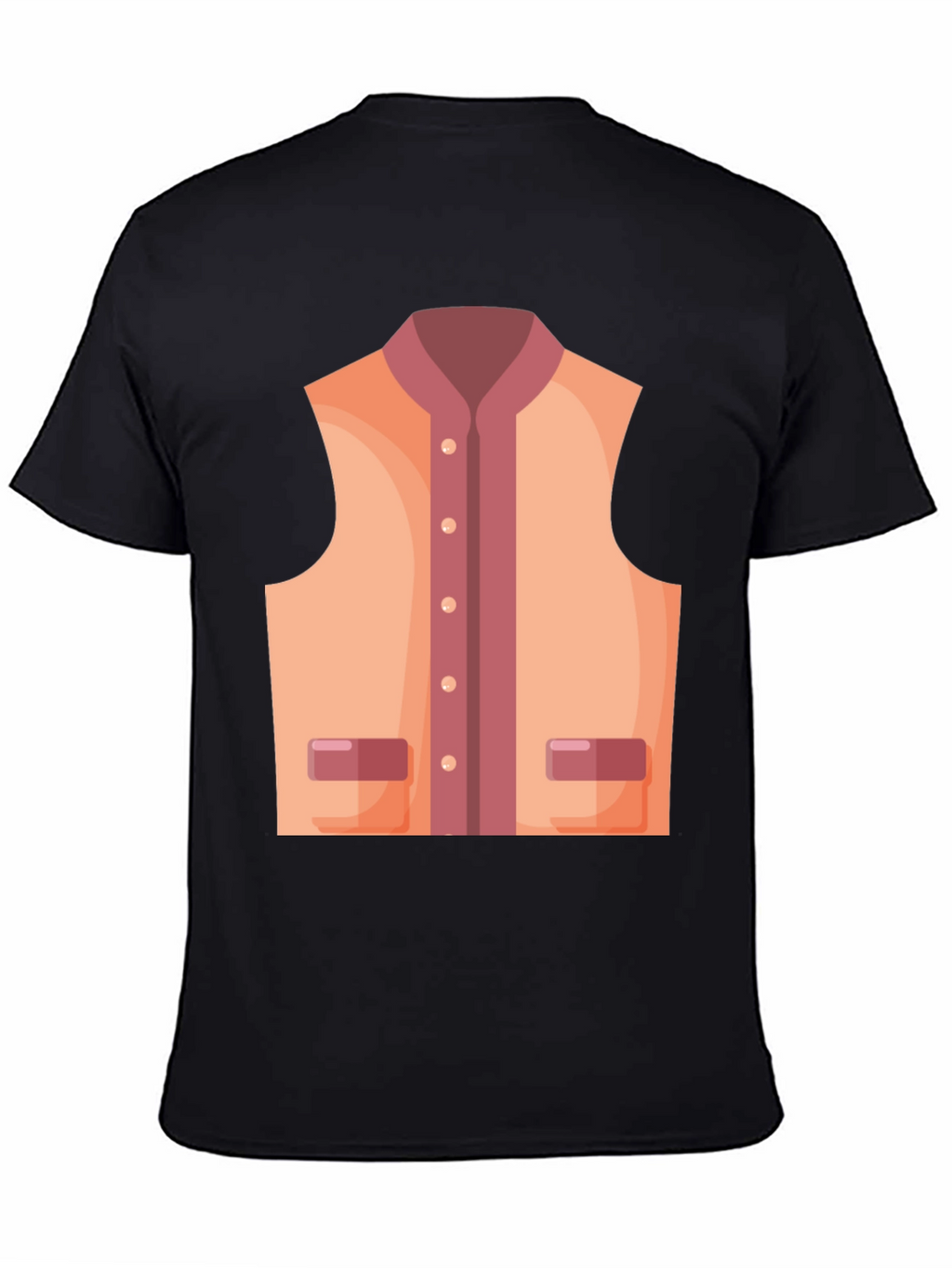 Novelty Vest Graphic T-Shirt