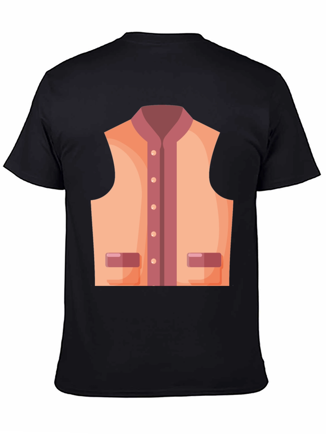 Novelty Vest Graphic T-Shirt
