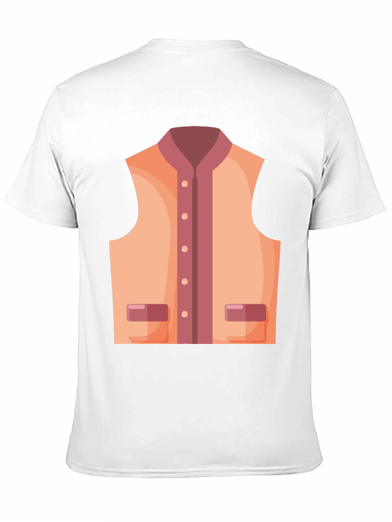 Novelty Vest Graphic T-Shirt