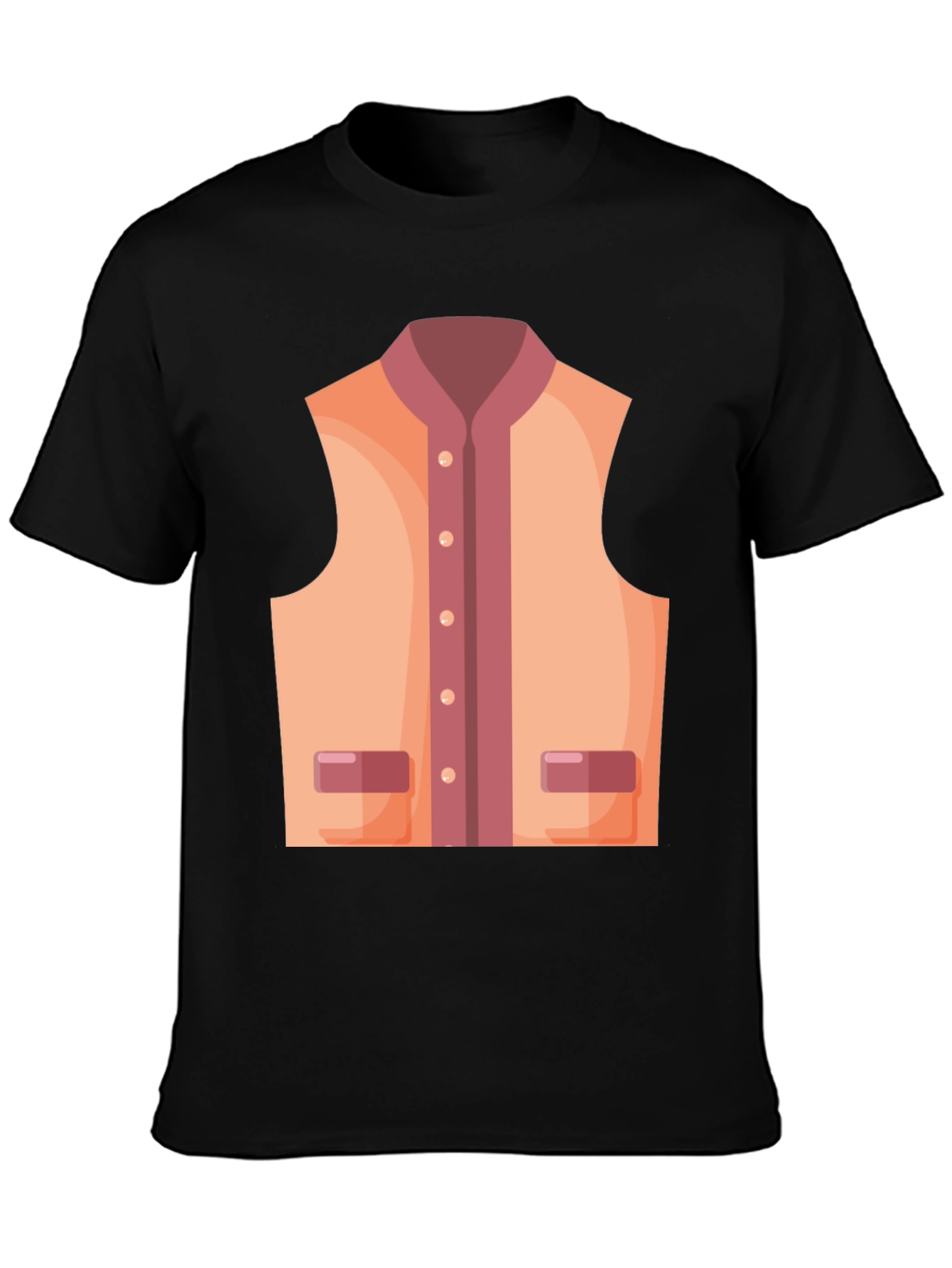 Novelty Vest Graphic T-Shirt