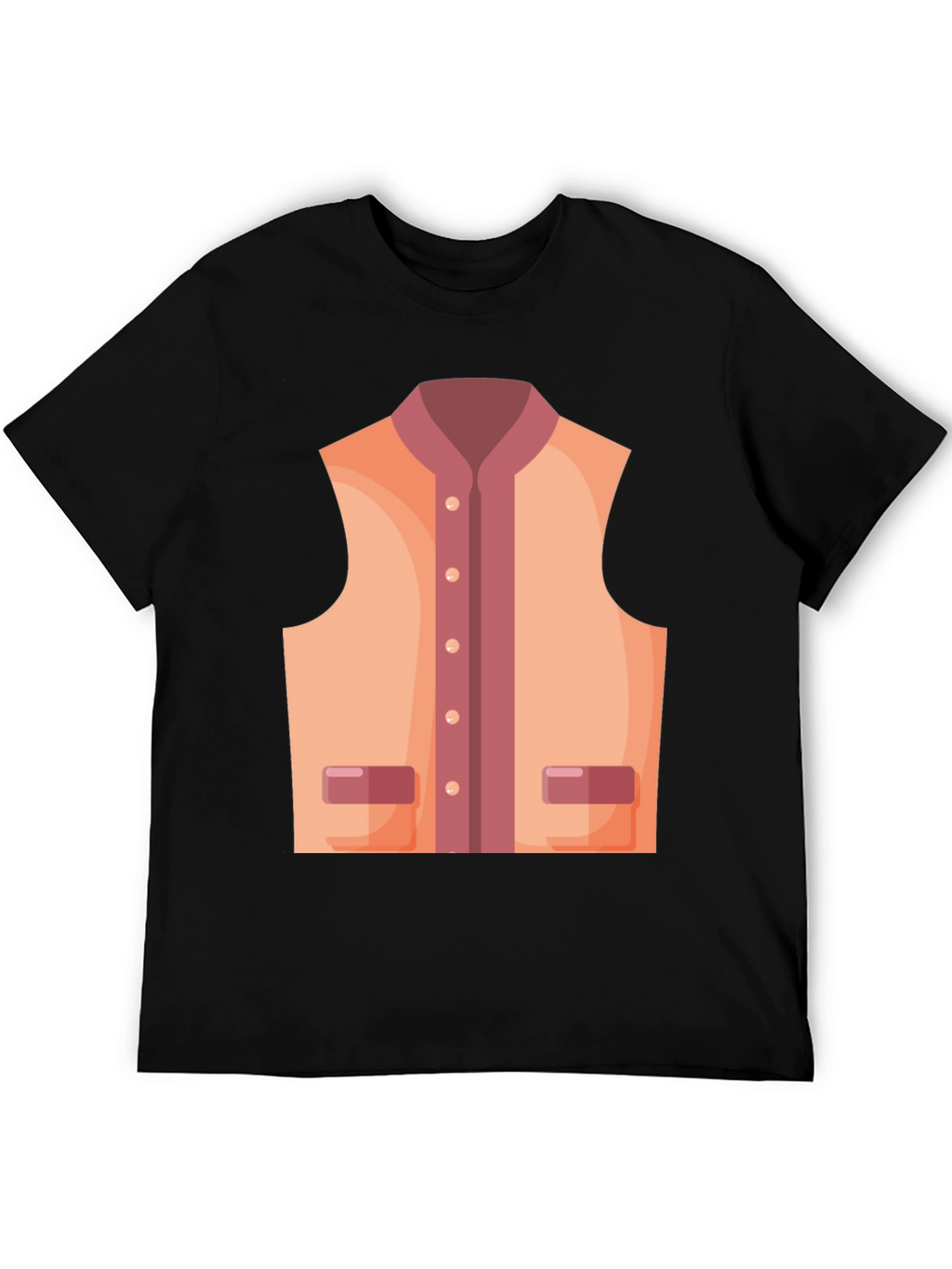 Novelty Vest Graphic T-Shirt