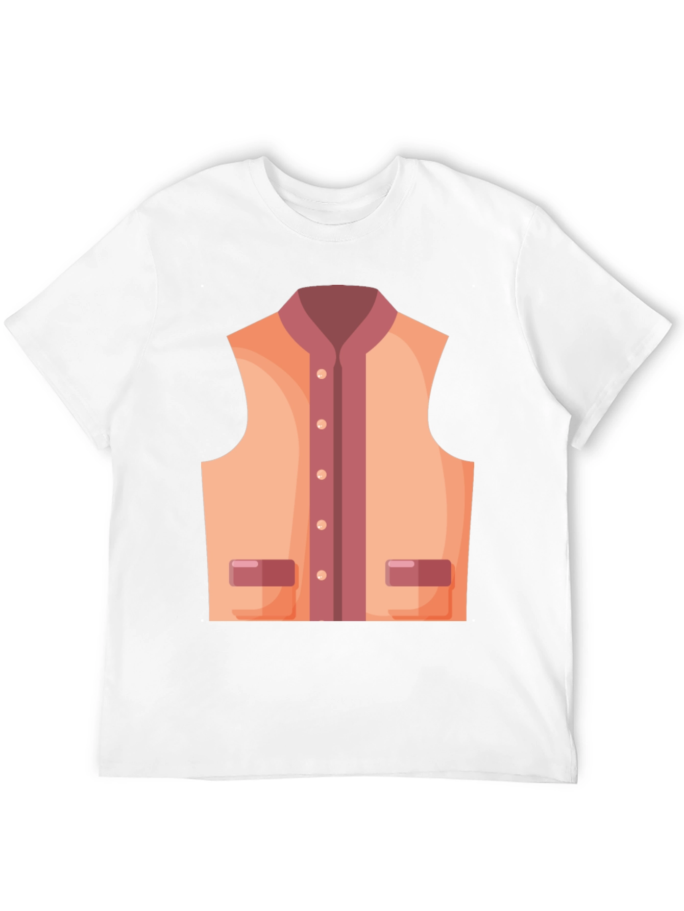 Novelty Vest Graphic T-Shirt