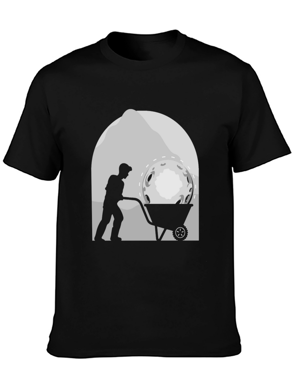 Lunar Miner T-Shirt - Novelty Graphic Tee