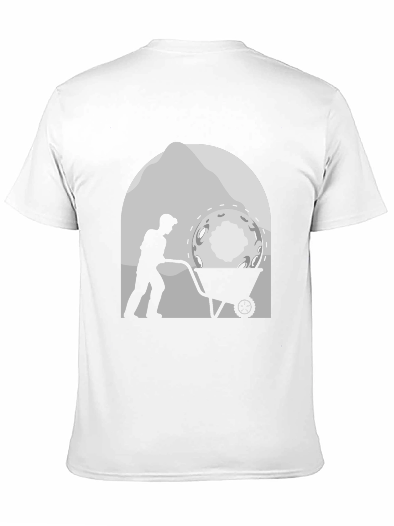 Lunar Miner T-Shirt - Novelty Graphic Tee