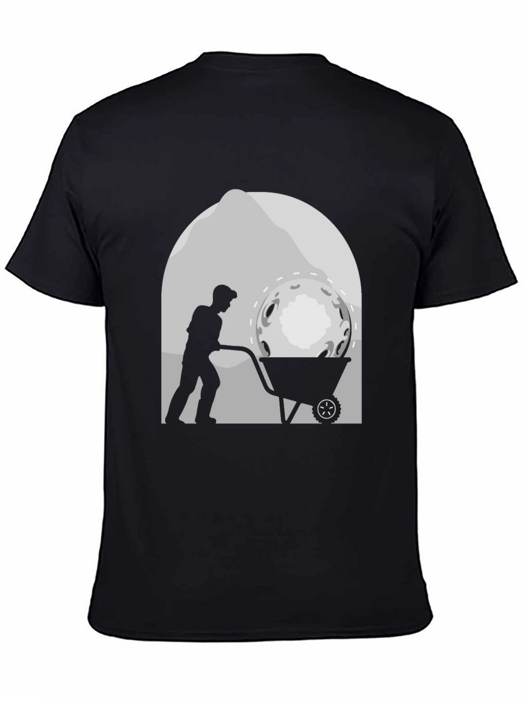Lunar Miner T-Shirt - Novelty Graphic Tee