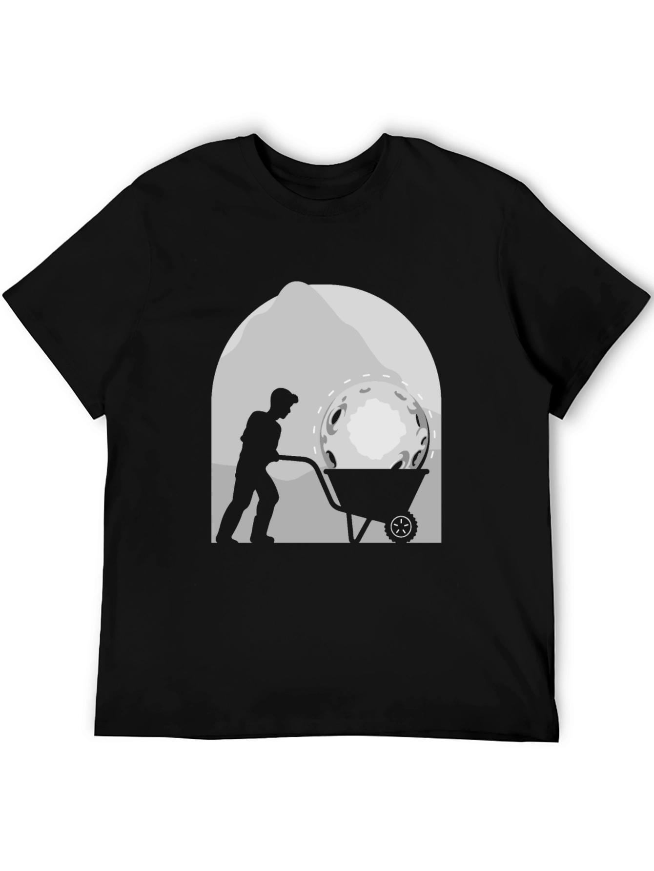 Lunar Miner T-Shirt - Novelty Graphic Tee