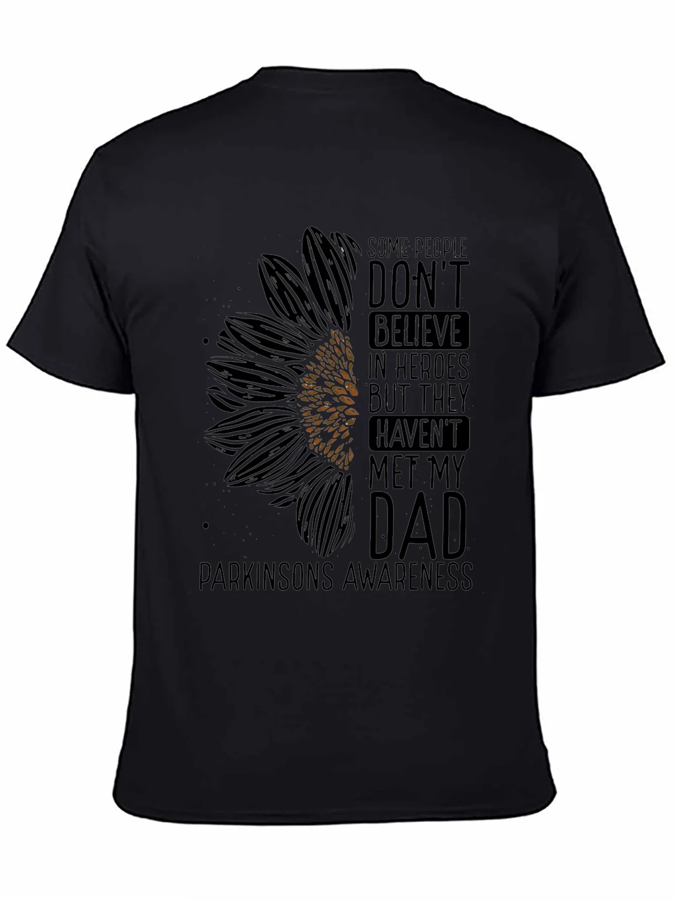 Parkinsons Awareness Sunflower Graphic Tee