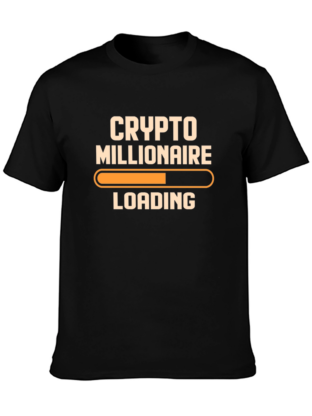 Crypto Millionaire Loading T-Shirt - Funny Bitcoin Tee