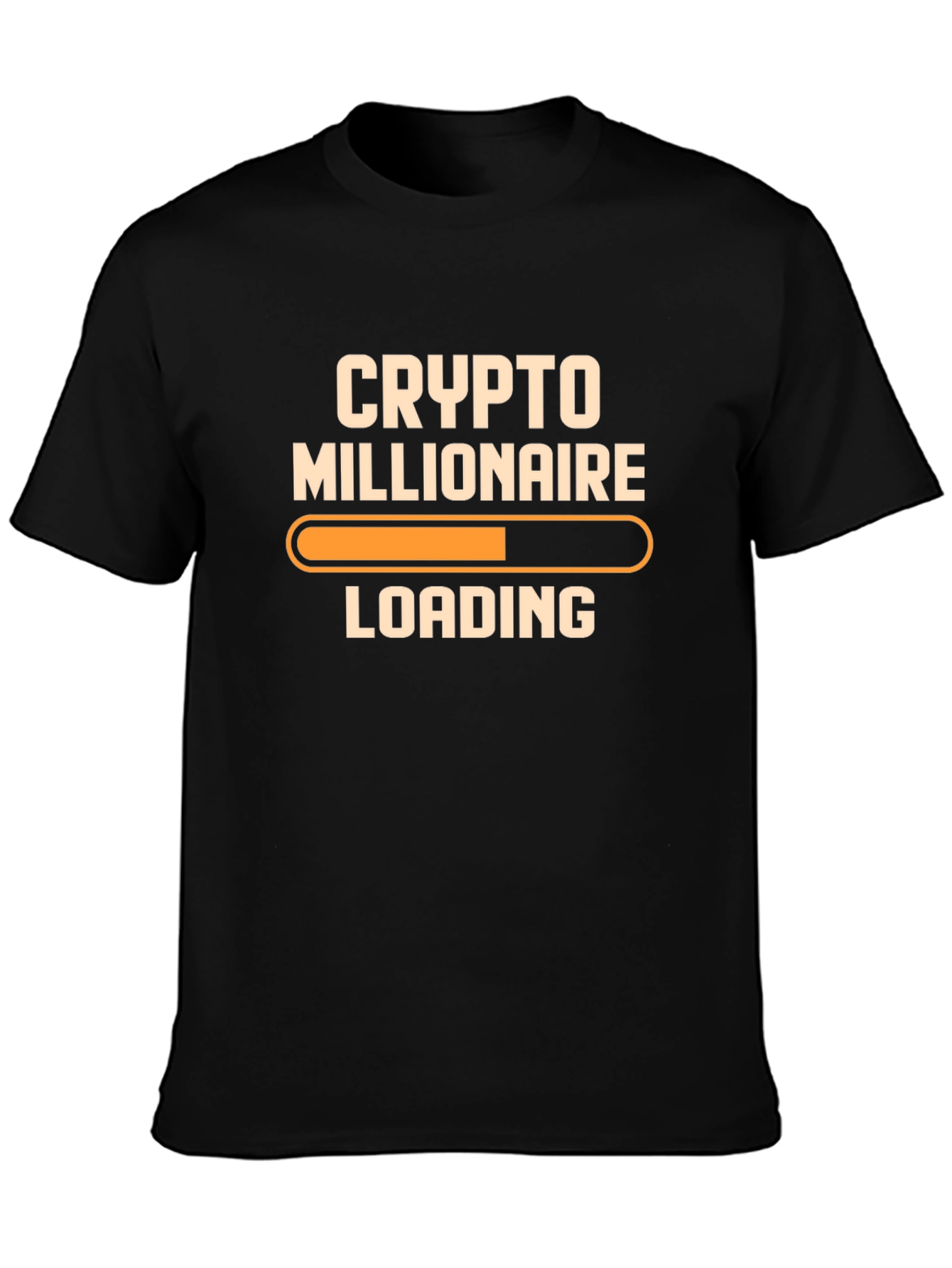Crypto Millionaire Loading T-Shirt - Funny Bitcoin Tee