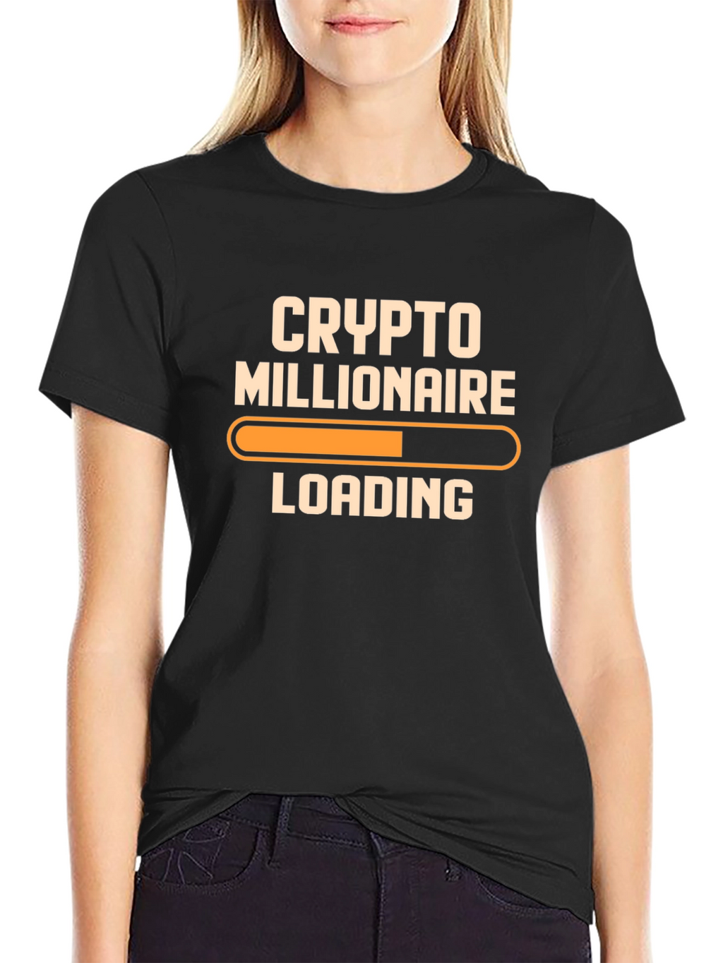 Crypto Millionaire Loading T-Shirt - Funny Bitcoin Tee