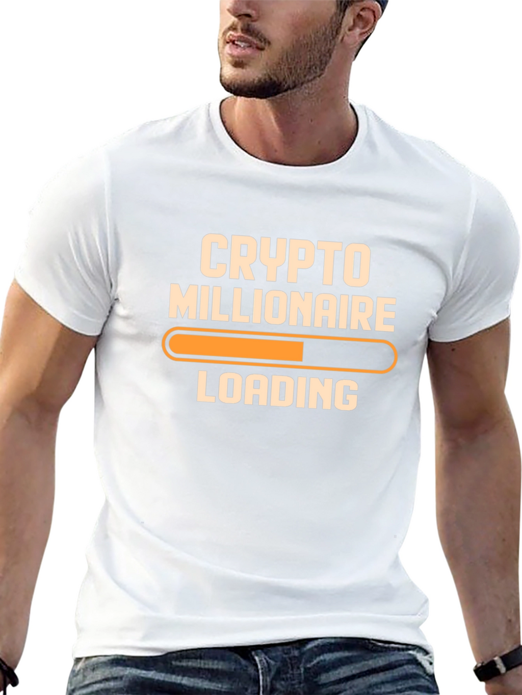 Crypto Millionaire Loading T-Shirt - Funny Bitcoin Tee