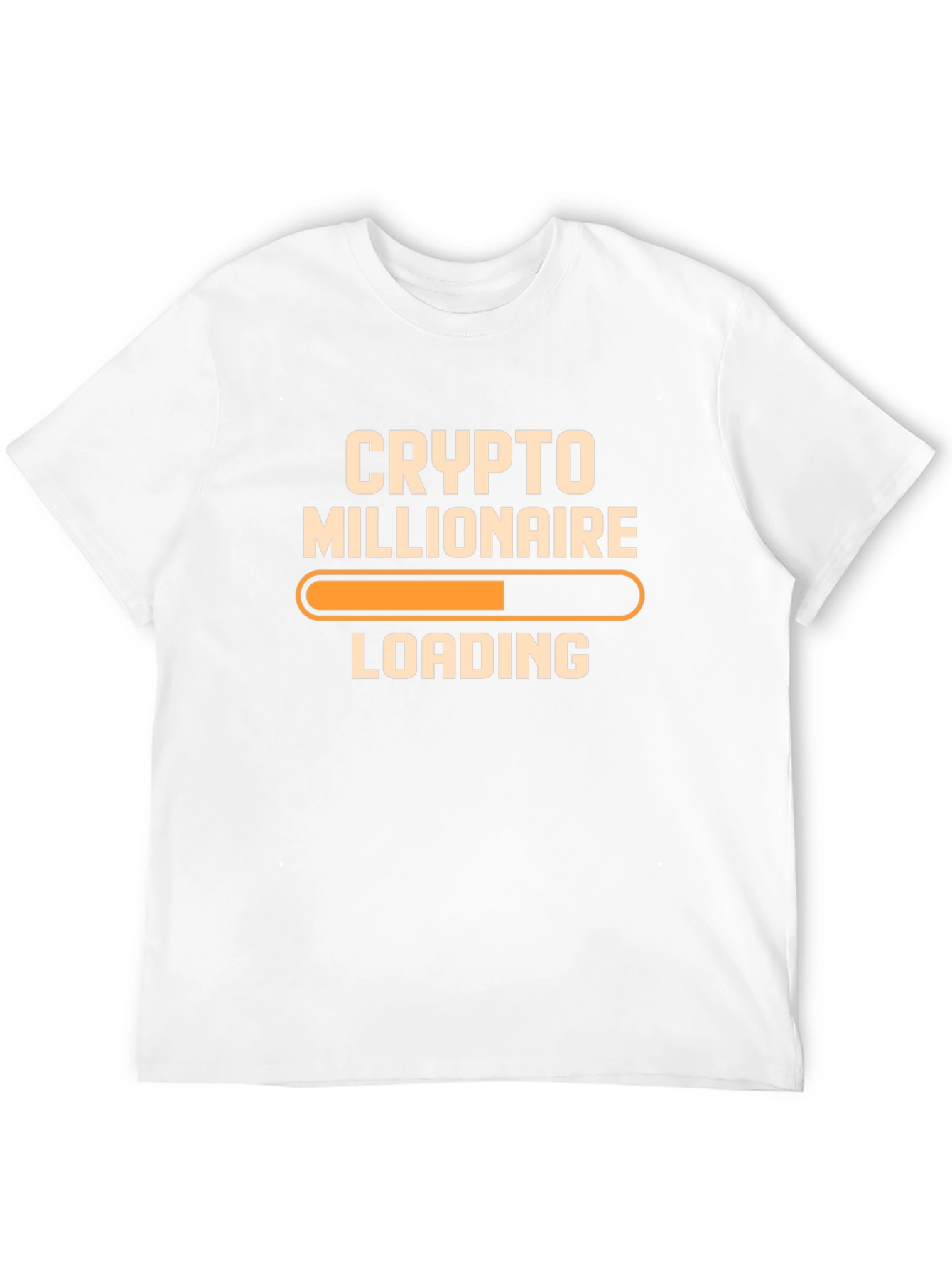 Crypto Millionaire Loading T-Shirt - Funny Bitcoin Tee