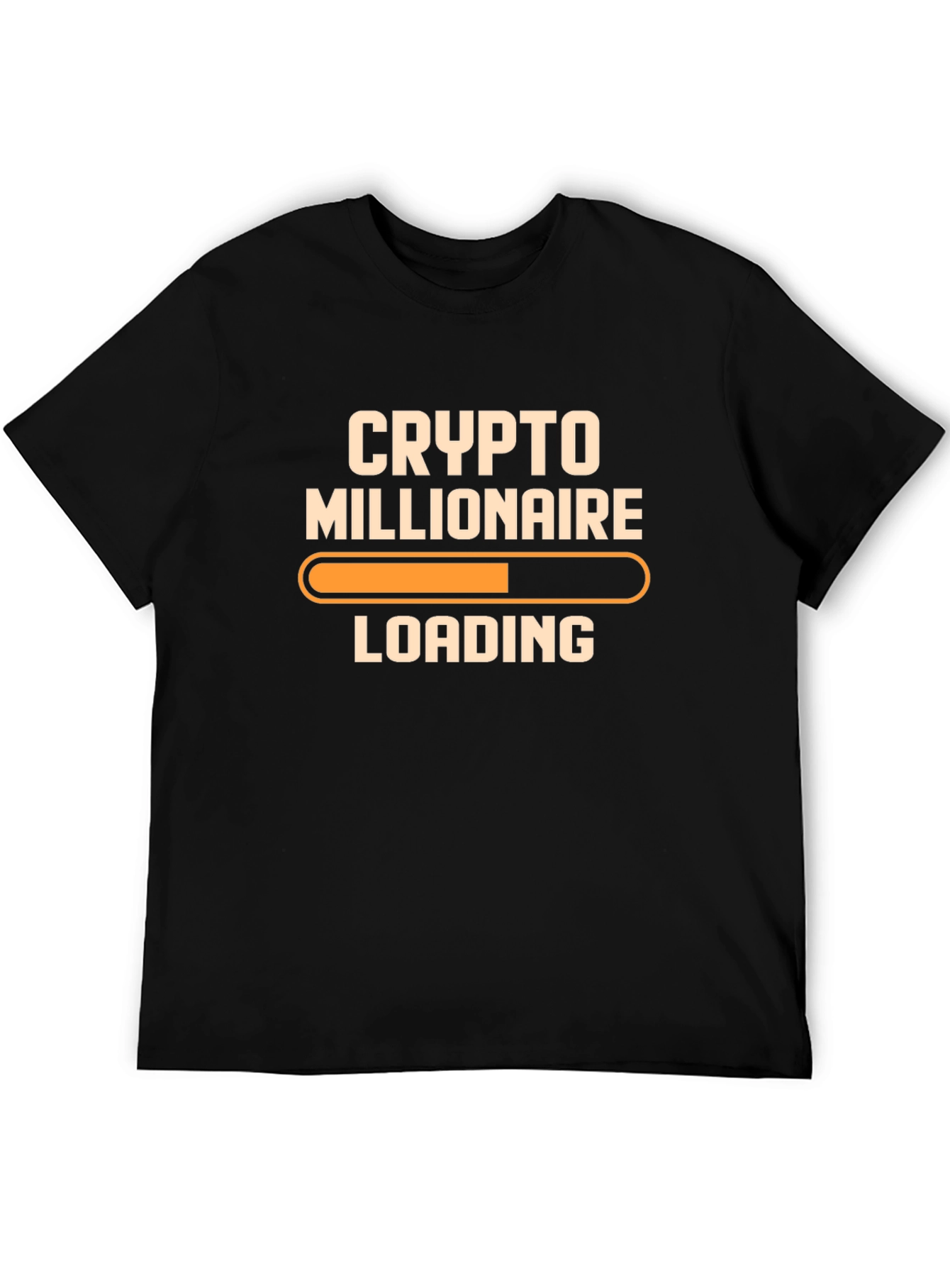 Crypto Millionaire Loading T-Shirt - Funny Bitcoin Tee