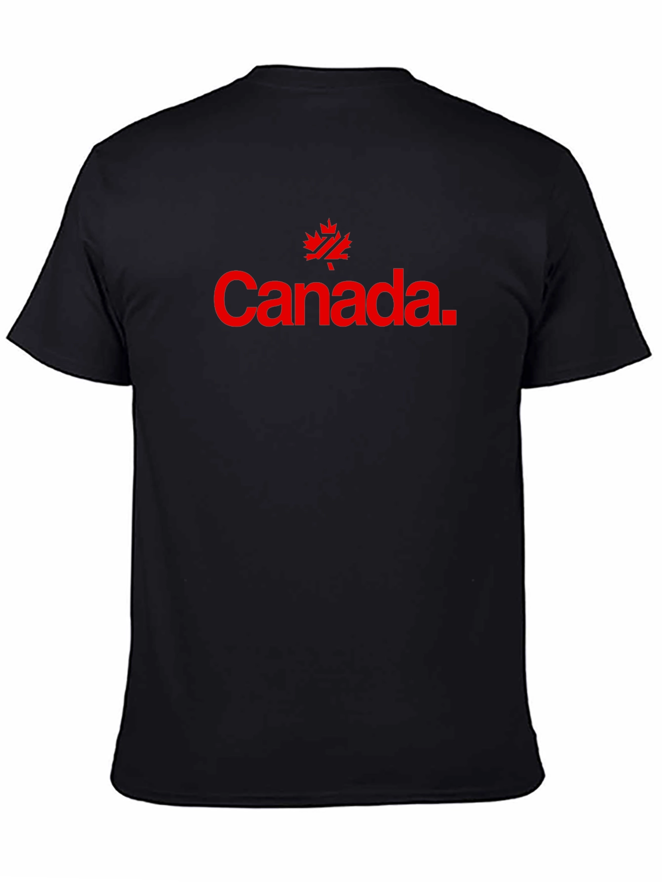 Canada Maple Leaf Graphic Black T-Shirt