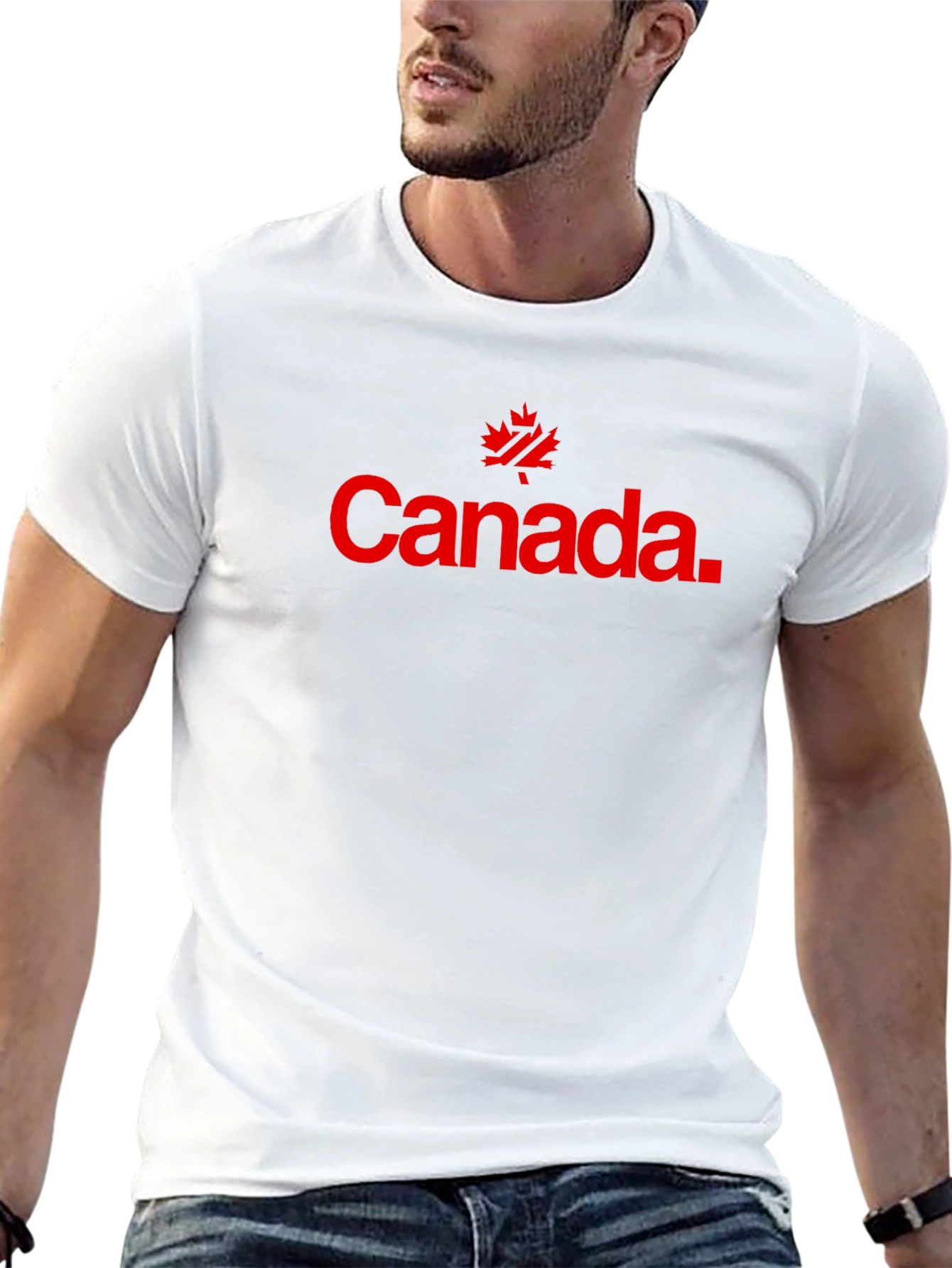 Canada Maple Leaf Graphic Black T-Shirt