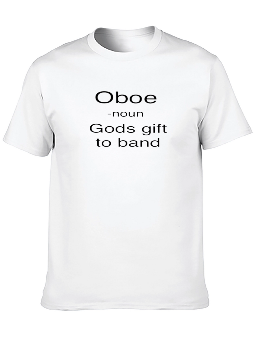 Oboe Definition Black T-Shirt - Musician Gift