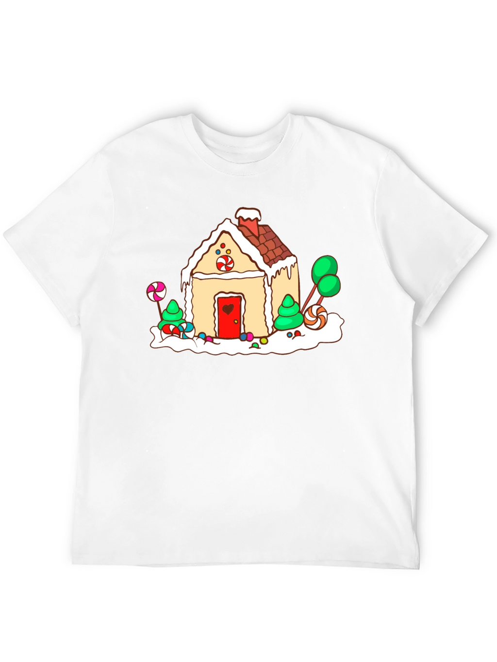 Gingerbread House T-Shirt - Holiday Festive Design