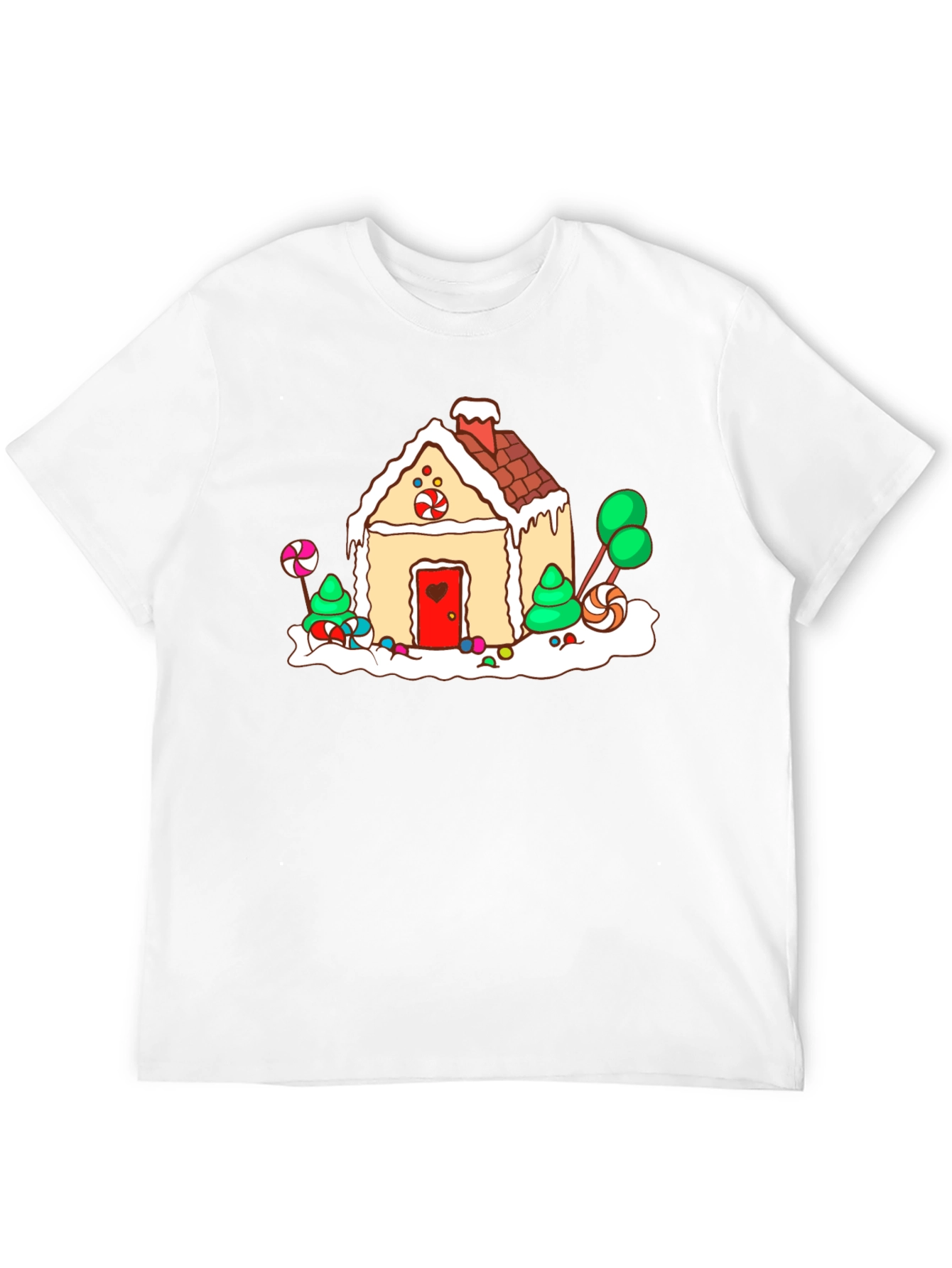 Gingerbread House T-Shirt - Holiday Festive Design