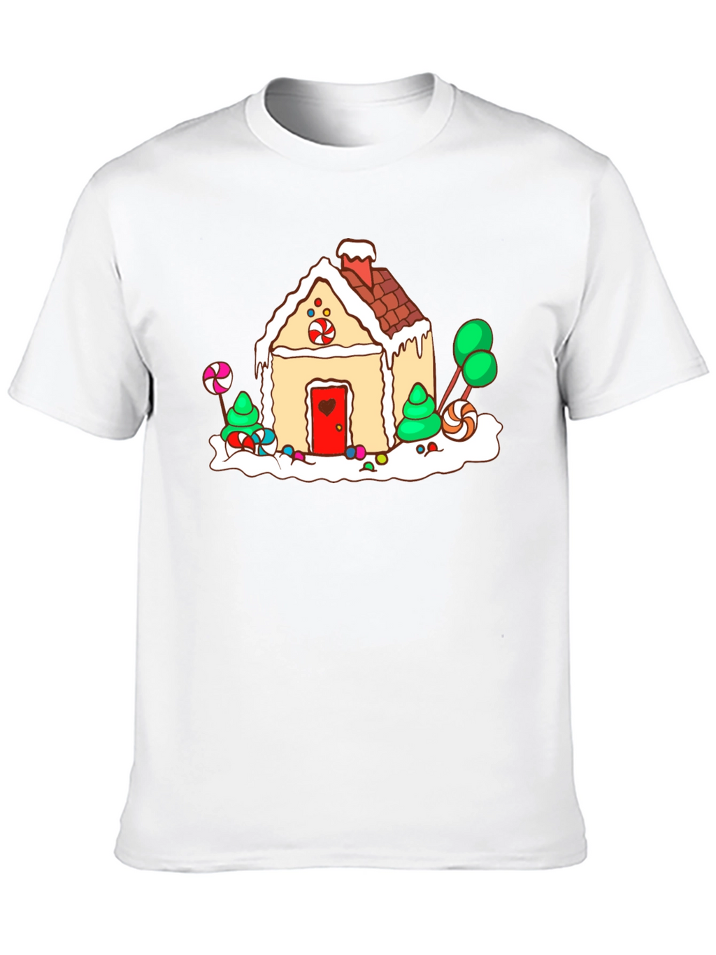 Gingerbread House T-Shirt - Holiday Festive Design