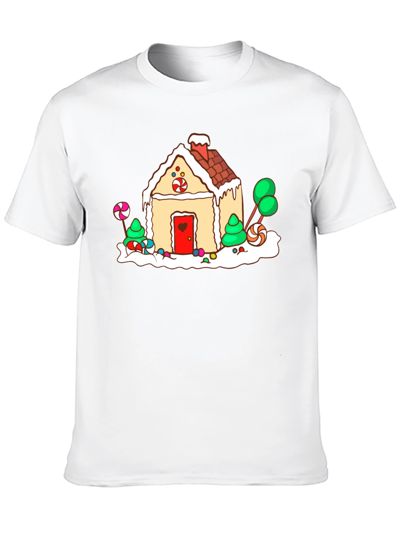 Gingerbread House T-Shirt - Holiday Festive Design