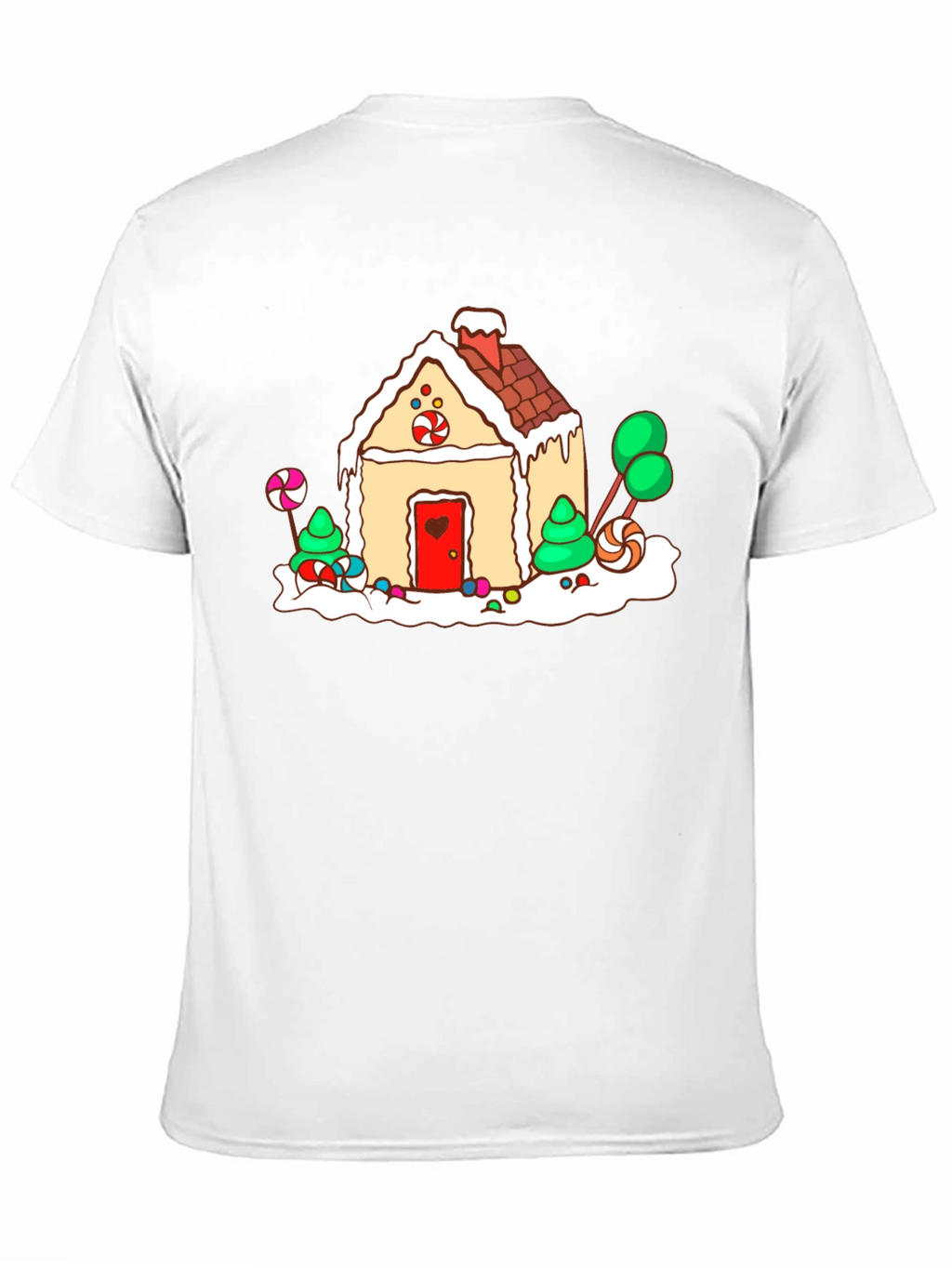 Gingerbread House T-Shirt - Holiday Festive Design