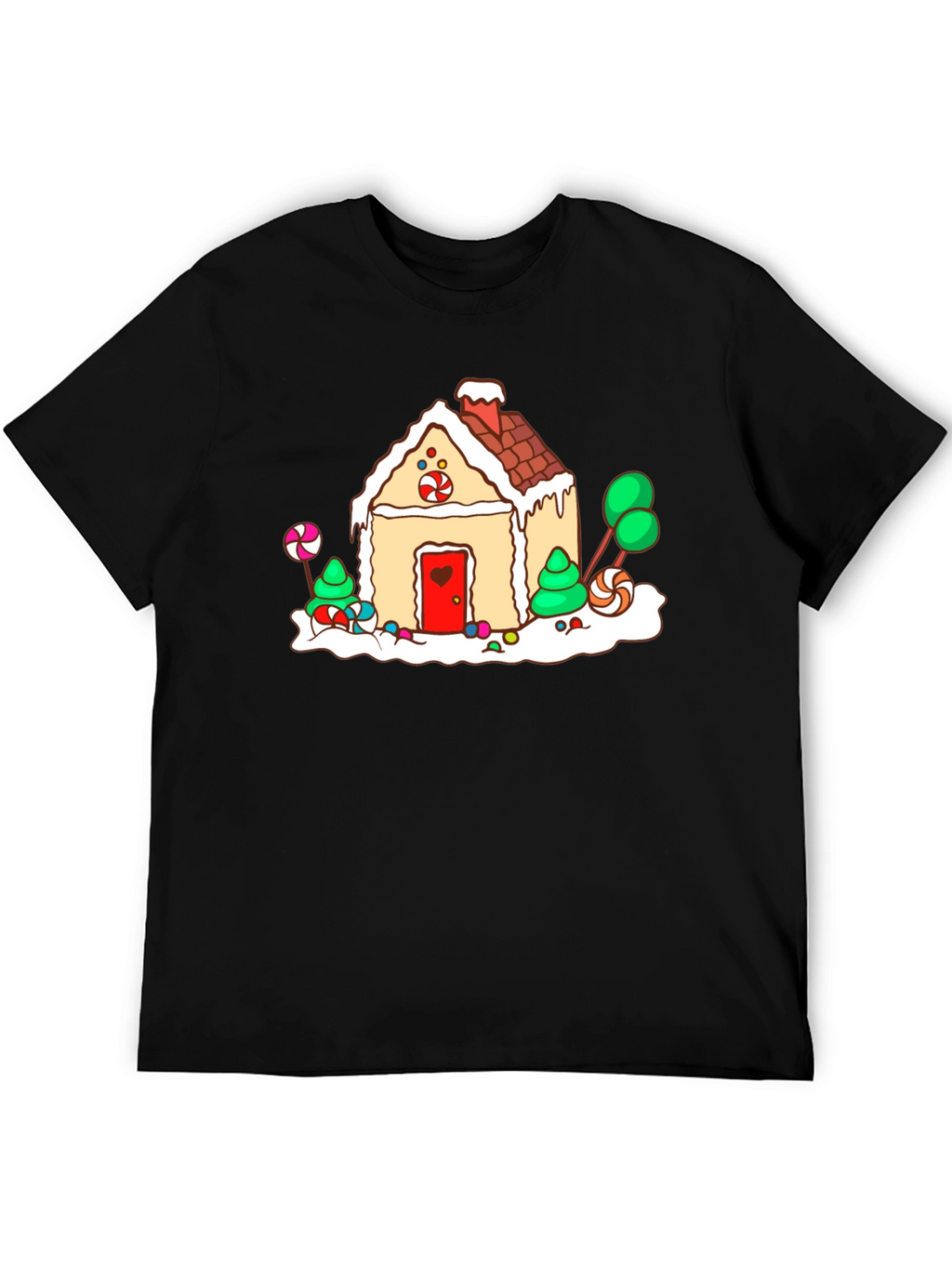Gingerbread House T-Shirt - Holiday Festive Design