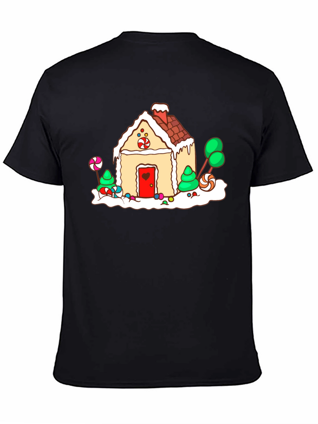 Gingerbread House T-Shirt - Holiday Festive Design