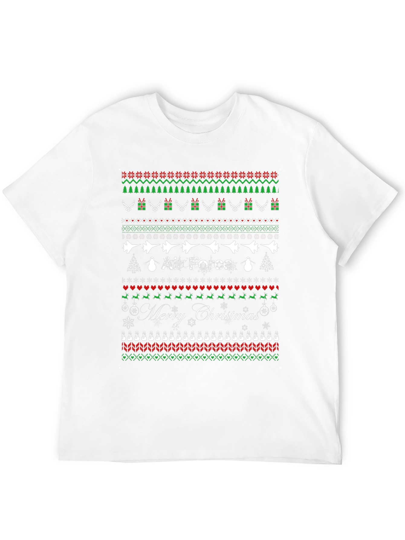 Air Force Ugly Christmas Sweater T-Shirt