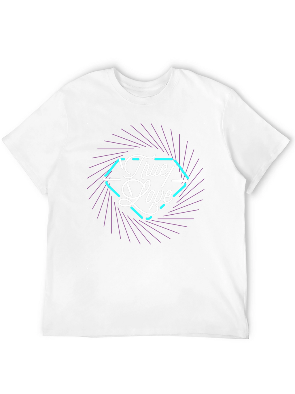 True Love Graphic Tee - Mens Black T-Shirt