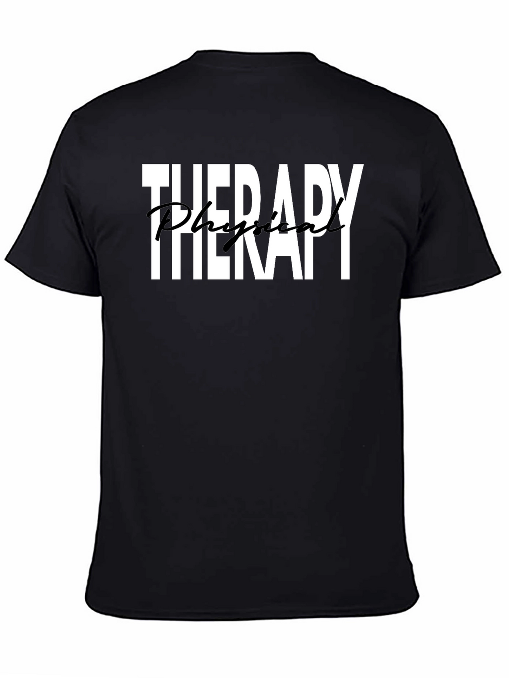Physical Therapy Shirt - Black Cotton Tee