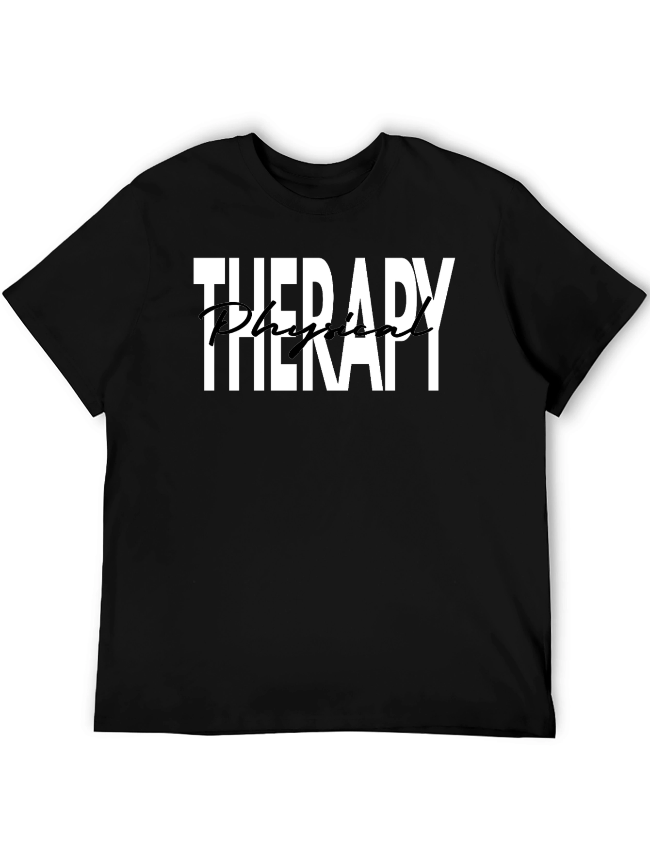 Physical Therapy Shirt - Black Cotton Tee