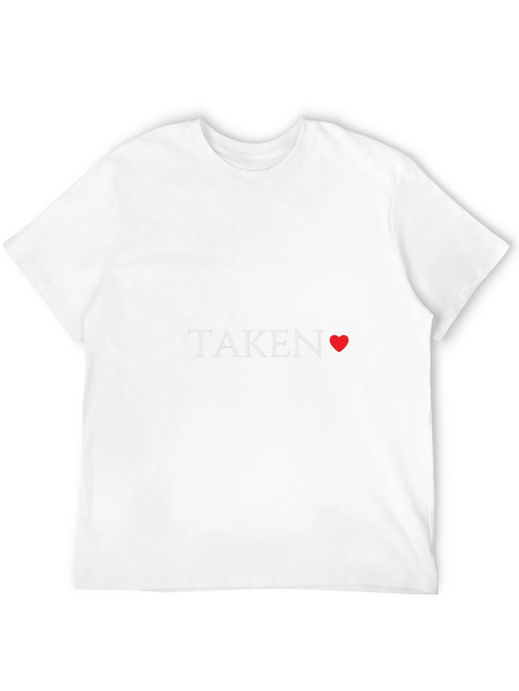 Taken Heart Graphic Tee - Romantic Couple T-Shirt