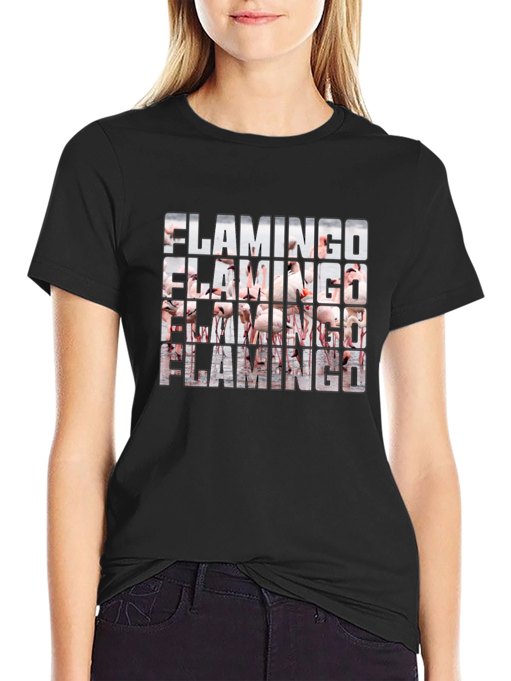Flamingo Graphic T-Shirt - Cool Bird Lover Tee