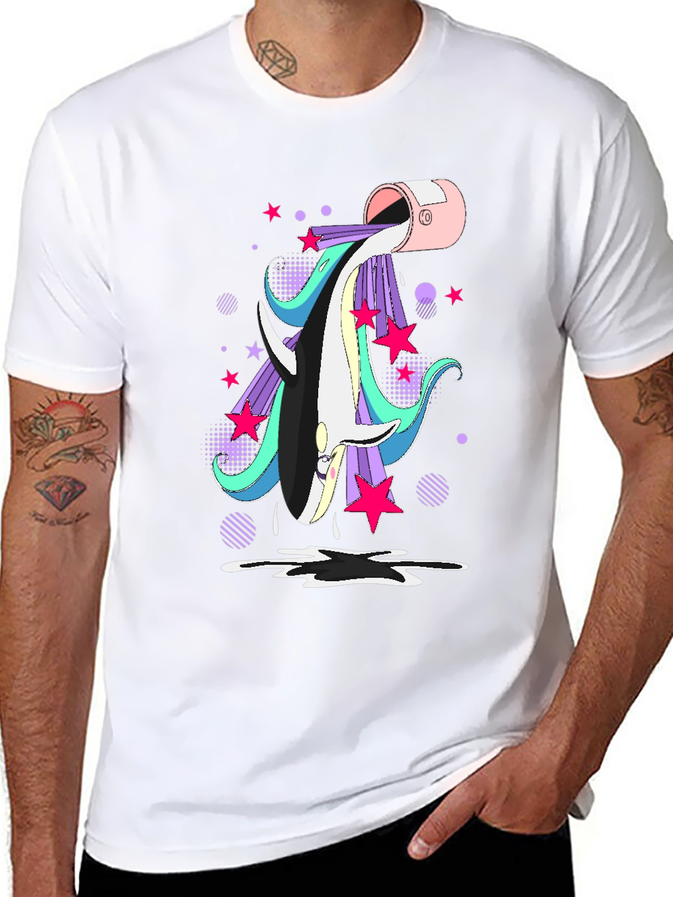 Unicorn Paint Bucket T-Shirt