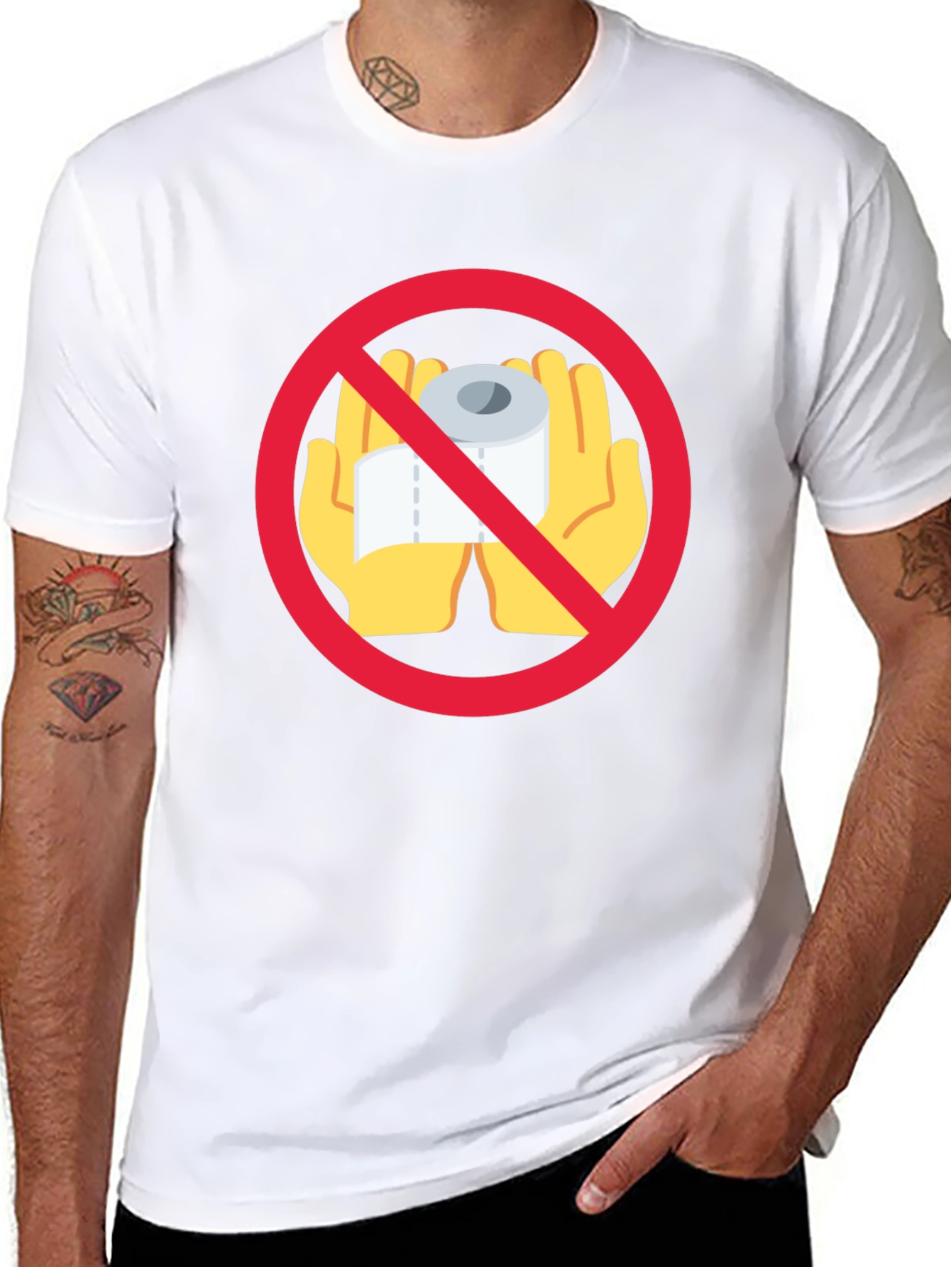 Novelty Humor T-Shirt - TP Forbidden
