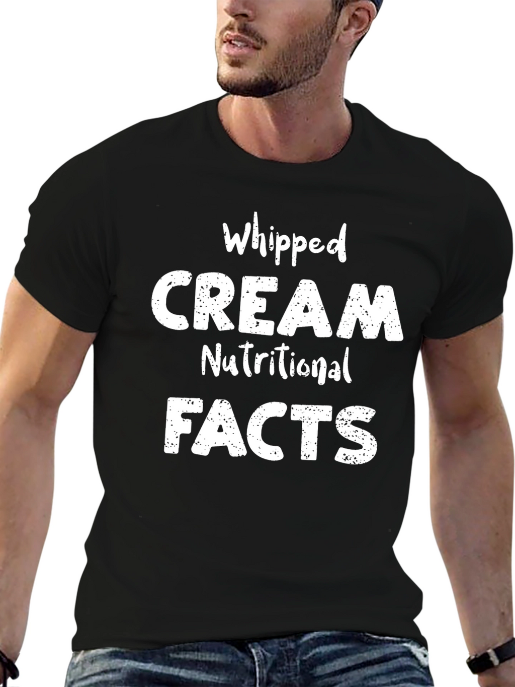 Whipped Cream Nutritional Facts Graphic Tee