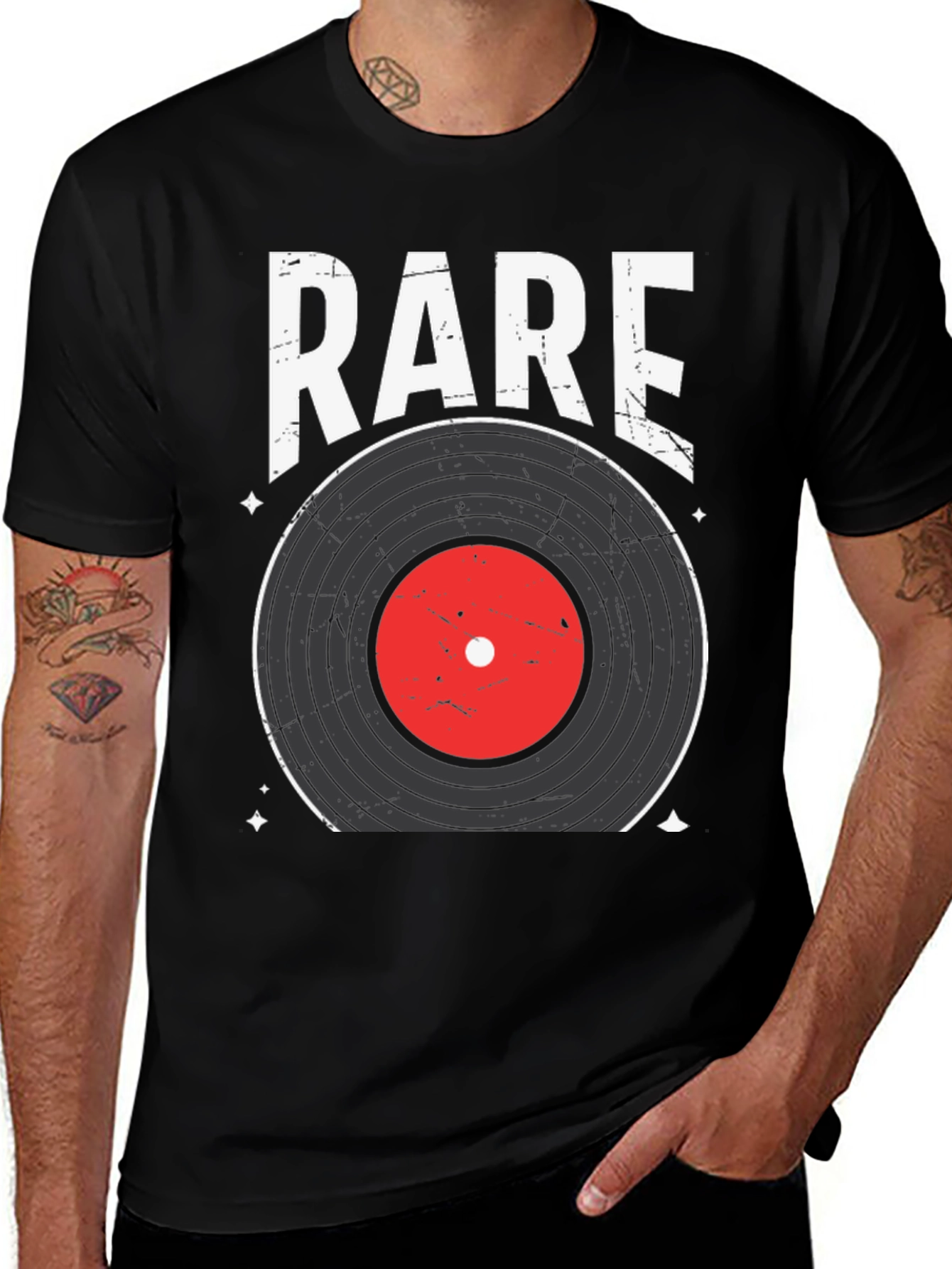 Rare Vinyl Record Graphic Tee - Classic Music Lover T-Shirt