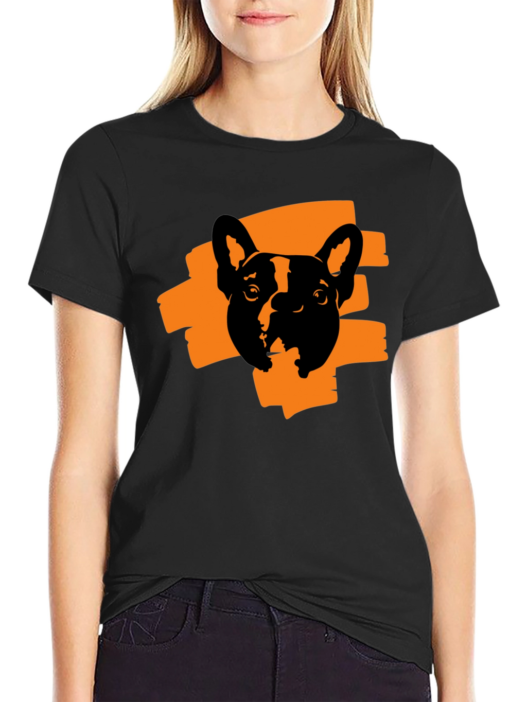 Cool Dog Graphic Print T-Shirt
