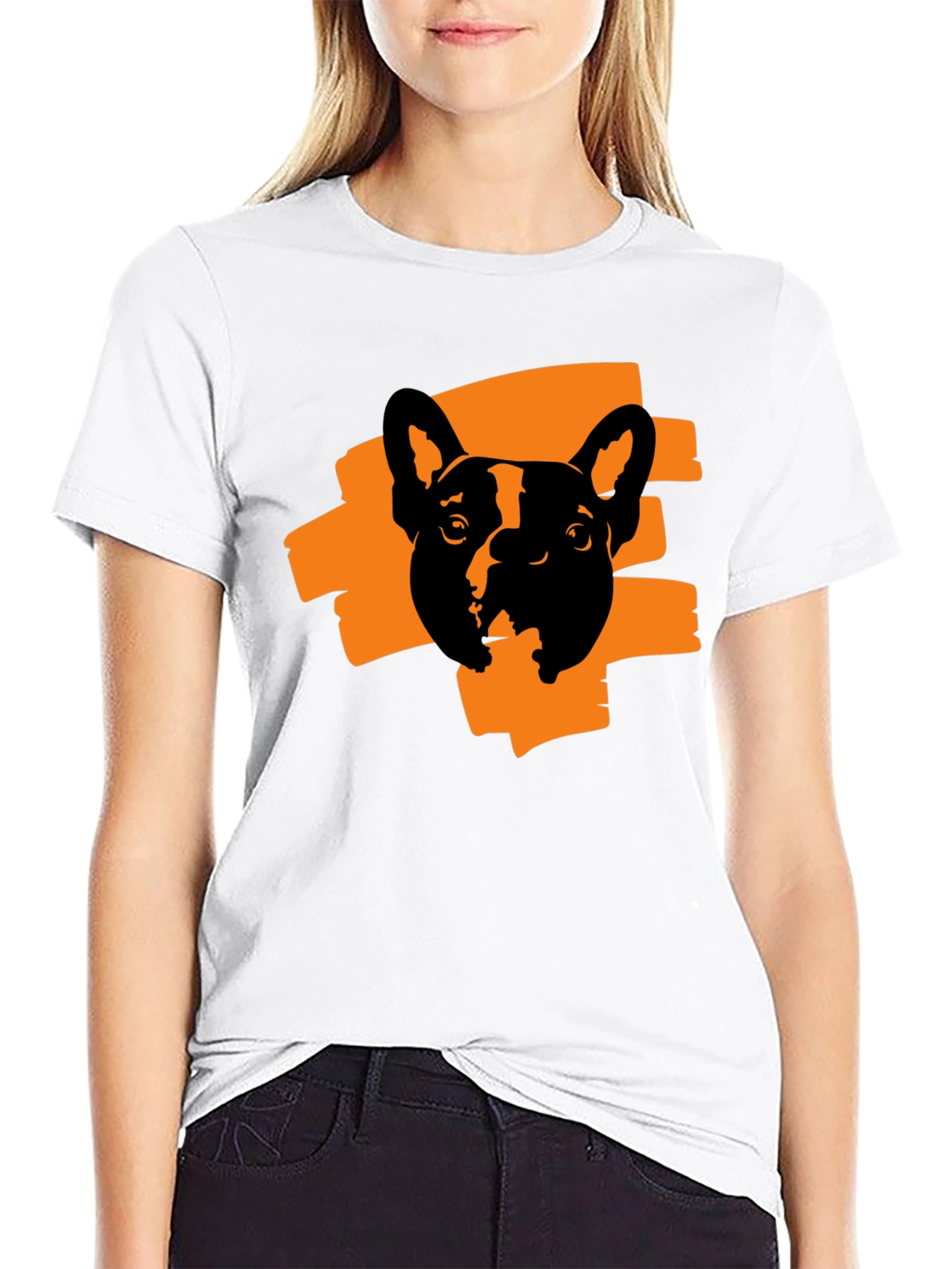 Cool Dog Graphic Print T-Shirt