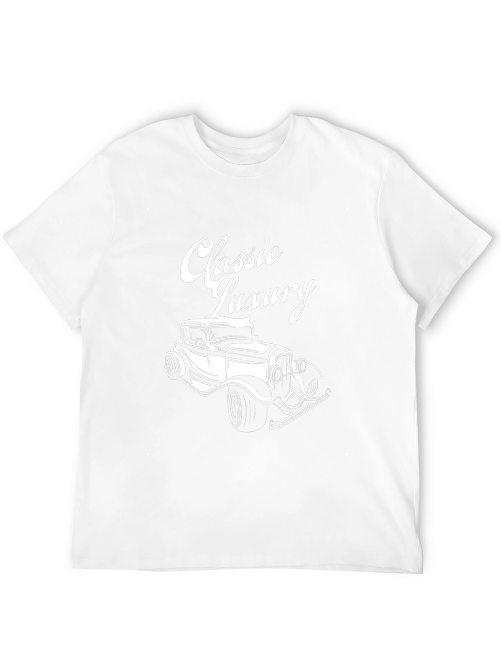 Classic Luxury Car Graphic T-Shirt - Stylish Black Tee