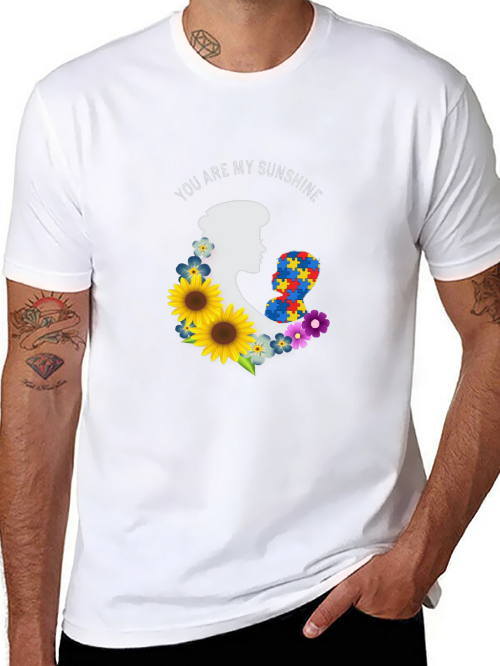 Autism Awareness Sunshine Graphic T-Shirt