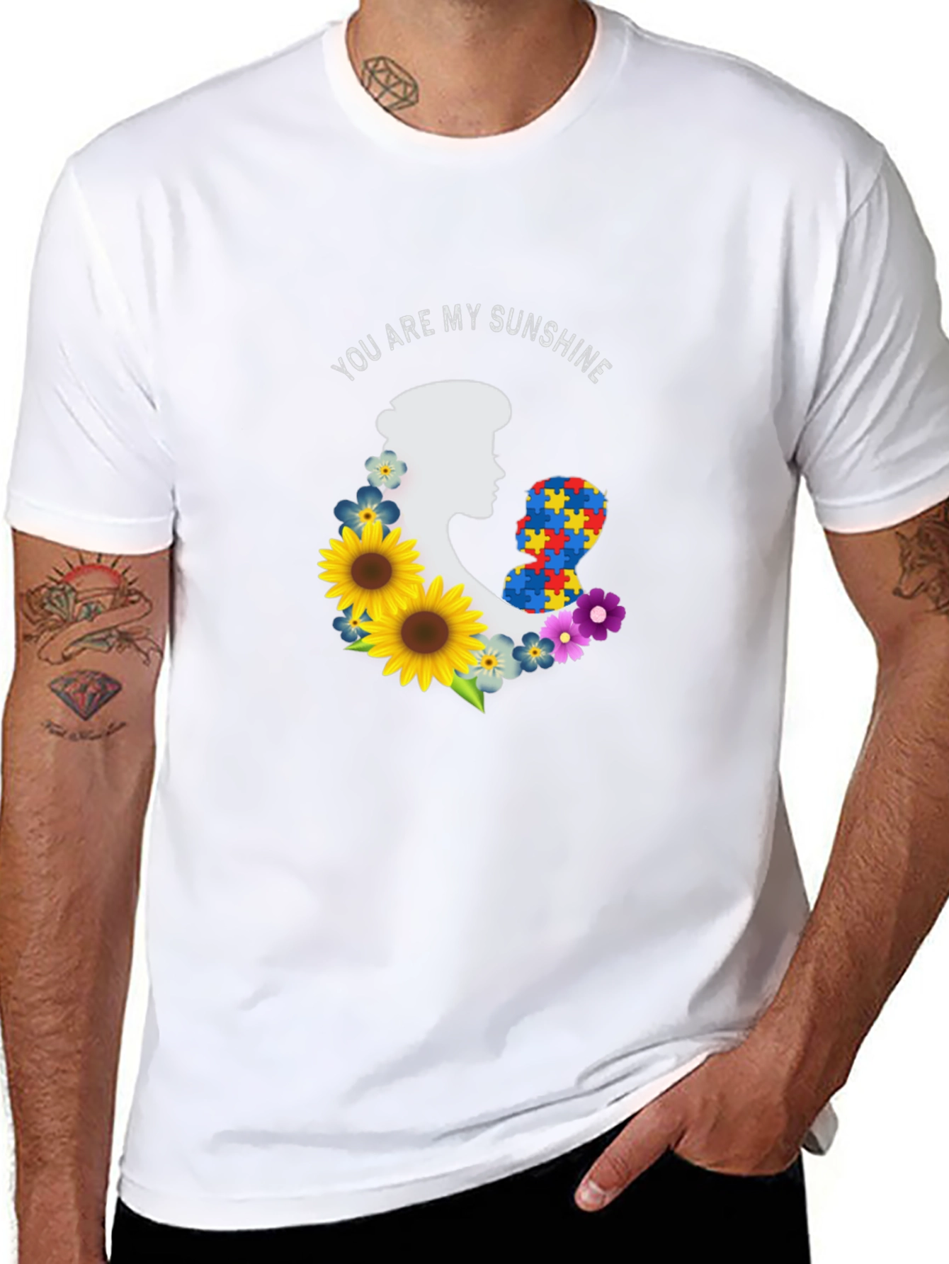 Autism Awareness Sunshine Graphic T-Shirt