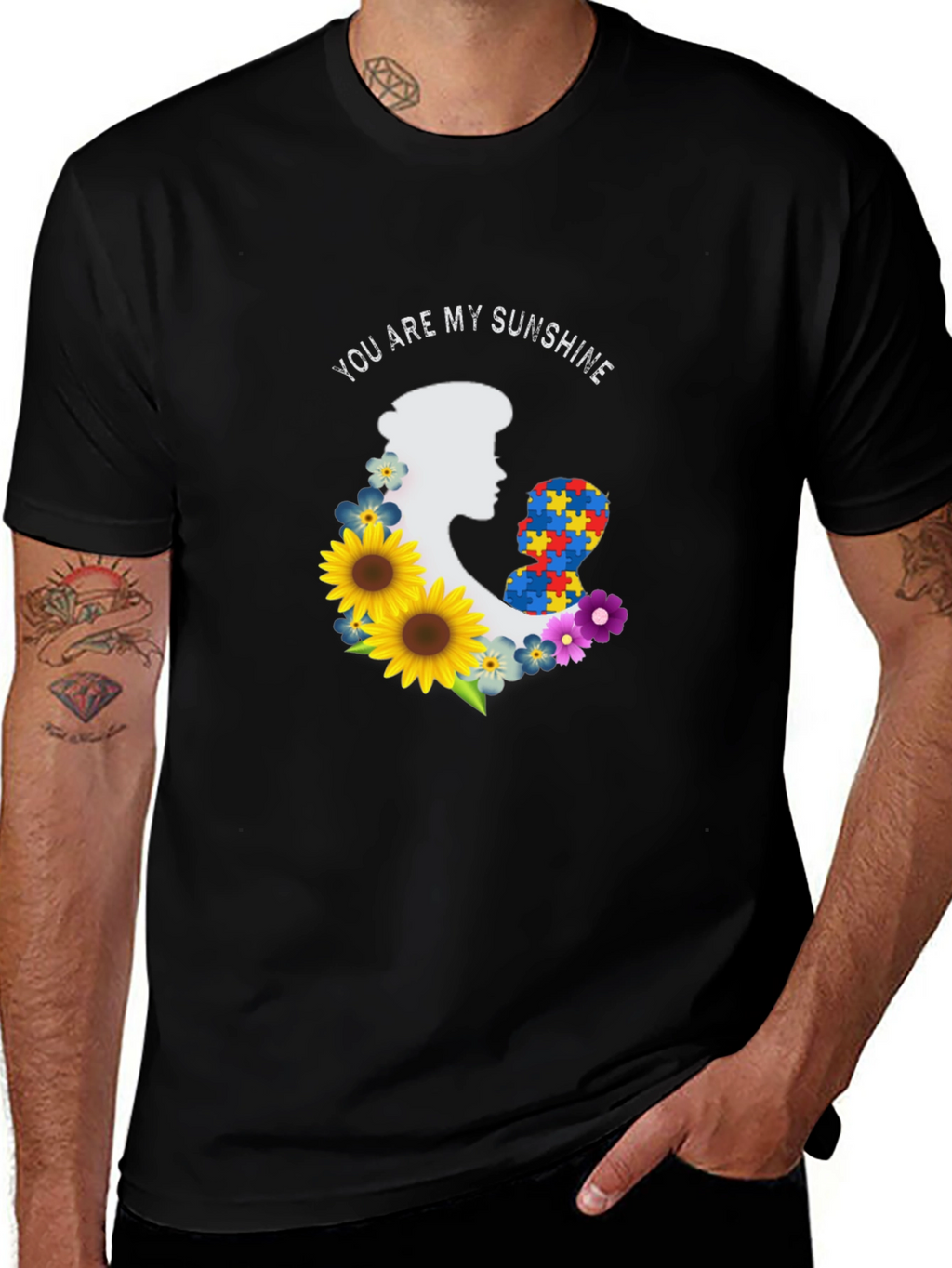 Autism Awareness Sunshine Graphic T-Shirt