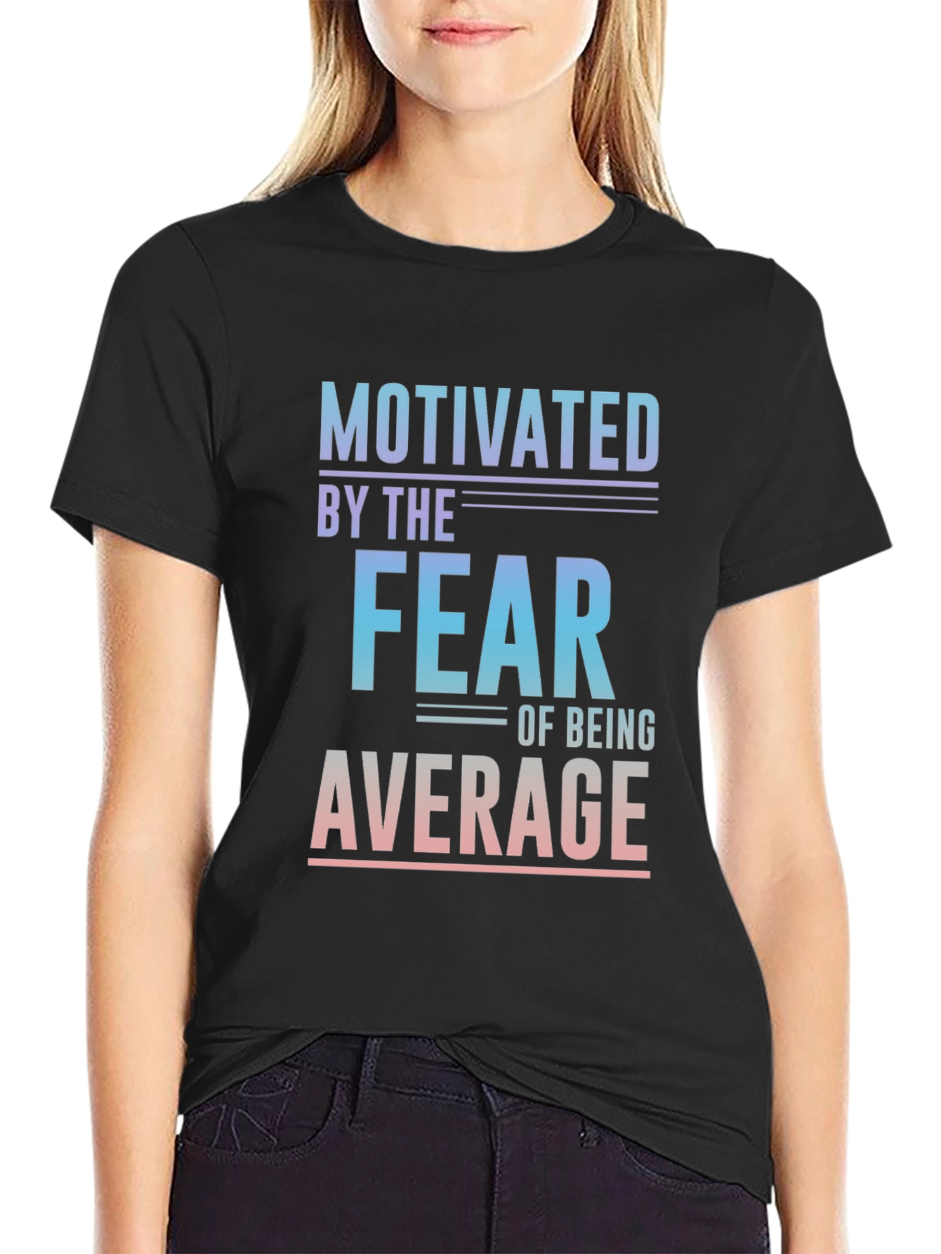 Motivated by Fear Graphic Tee - Black