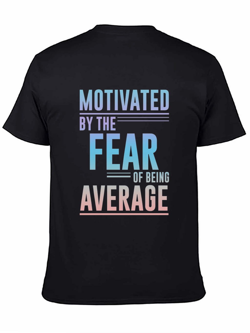 Motivated by Fear Graphic Tee - Black