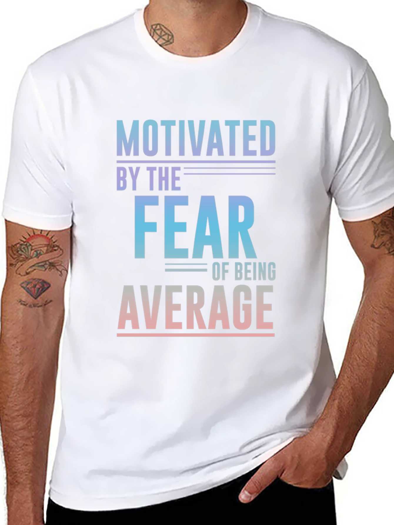 Motivated by Fear Graphic Tee - Black