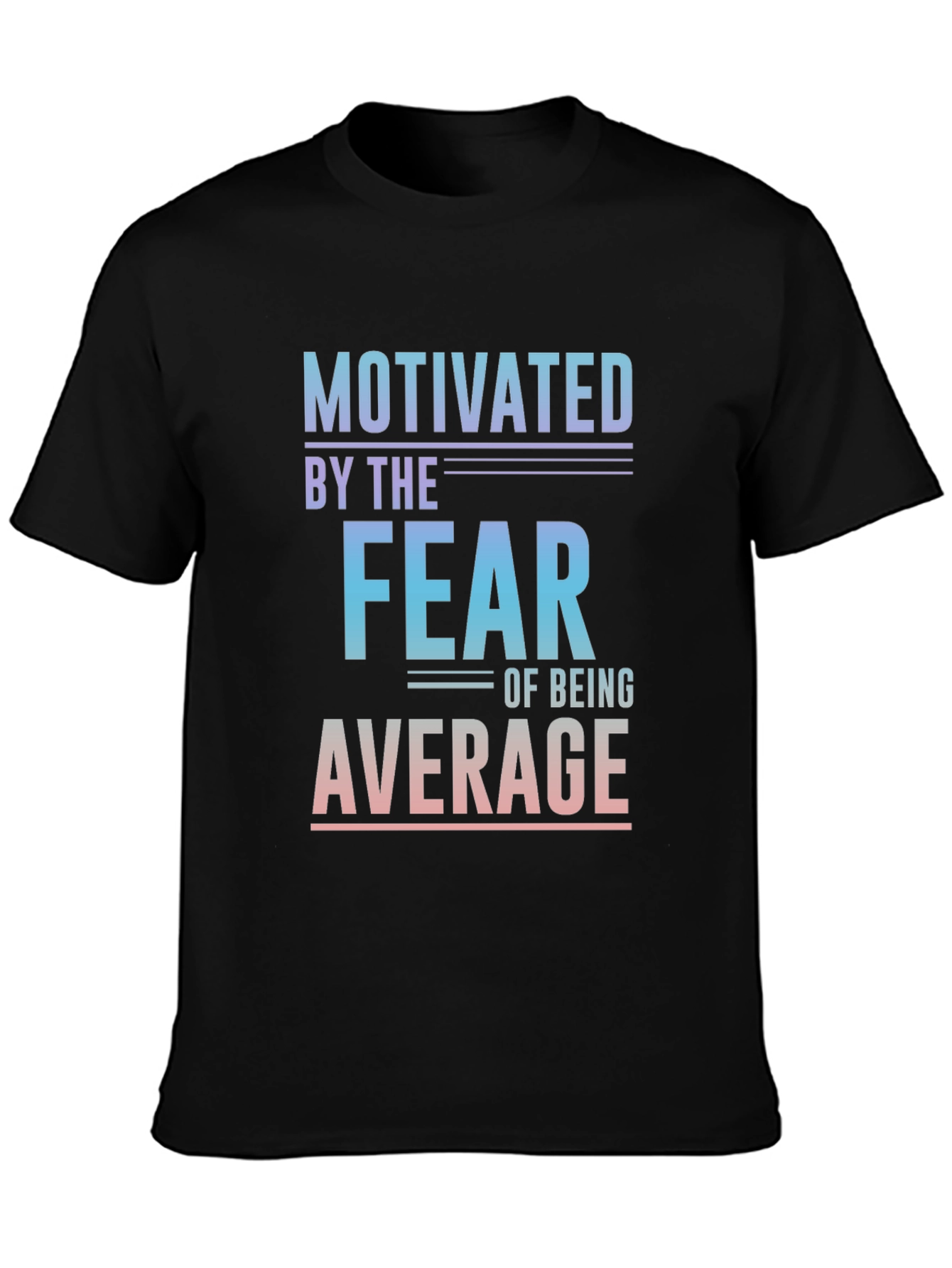 Motivated by Fear Graphic Tee - Black