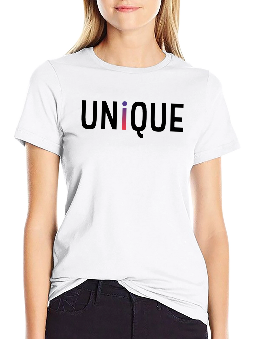 Unique Graphic Print Black T-Shirt