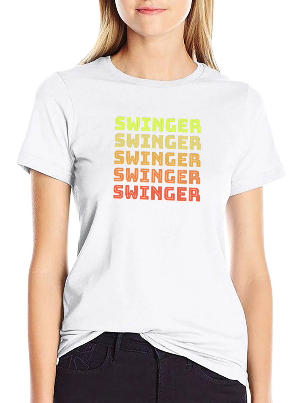 Swinger Graphic Print Crew Neck T-Shirt